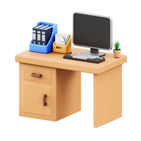 Bureau  3D Icon