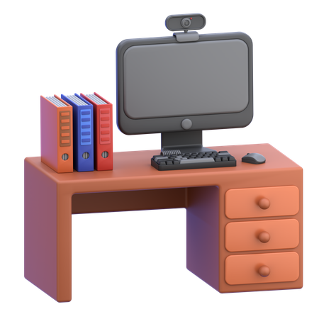 Bureau  3D Icon