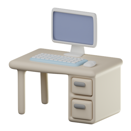 Bureau  3D Icon