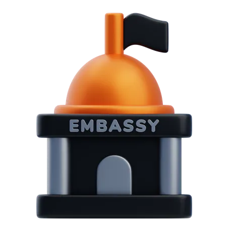 Bureau de l'ambassade  3D Icon