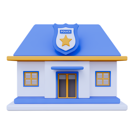 Poste de police  3D Icon