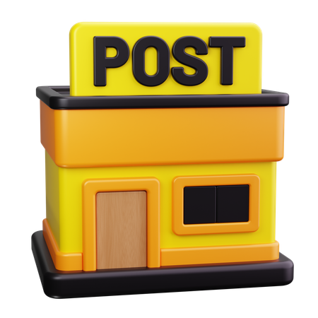 Bureau de poste  3D Icon