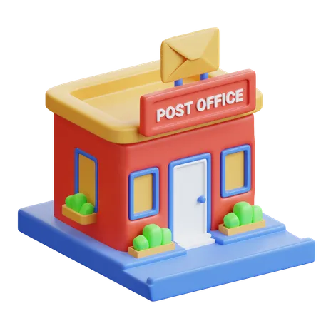 Bureau de poste  3D Icon