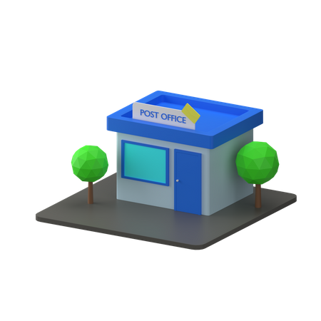 Bureau de poste  3D Icon