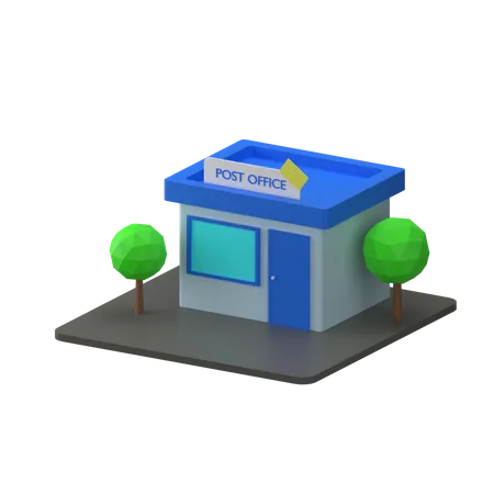 Bureau de poste  3D Icon