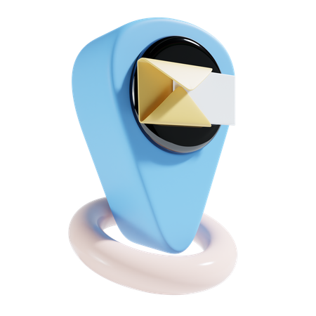 Emplacement du bureau de poste  3D Icon