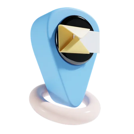 Emplacement du bureau de poste  3D Icon