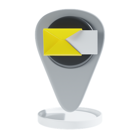 Emplacement du bureau de poste  3D Icon