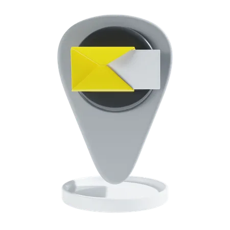 Emplacement du bureau de poste  3D Icon