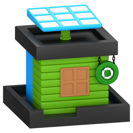 Bureau de recyclage  Icône 3D