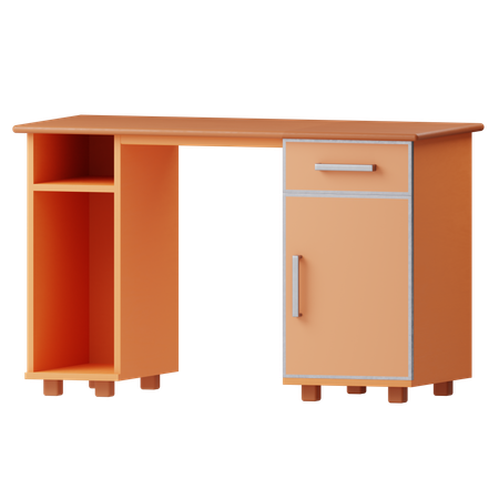 Bureau de travail  3D Icon