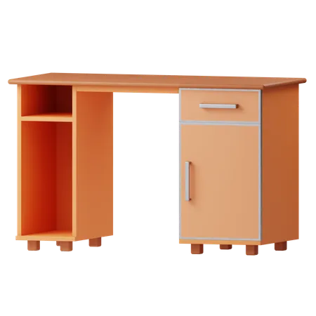 Bureau de travail  3D Icon