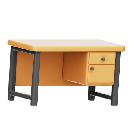 Bureau de travail  3D Icon