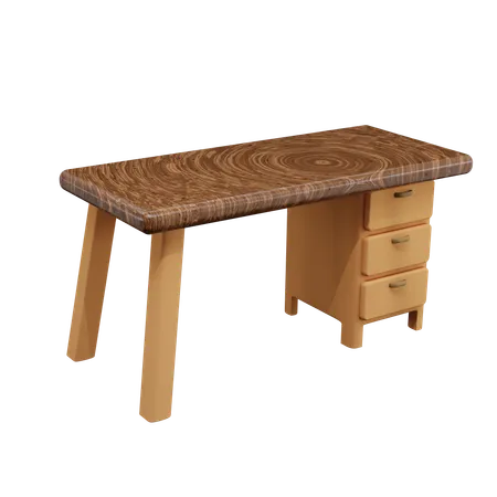 Bureau de travail  3D Icon