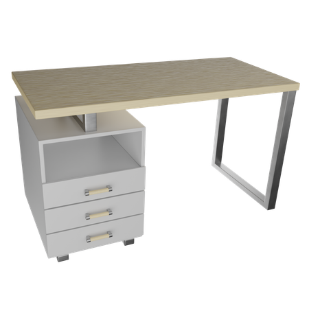 Bureau de travail  3D Icon