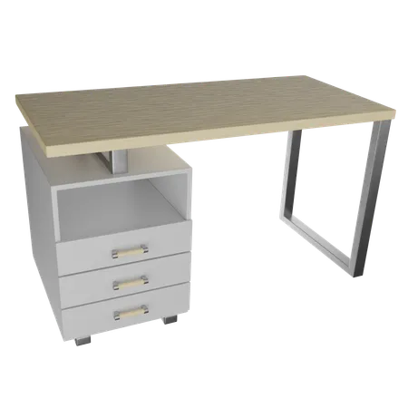 Bureau de travail  3D Icon