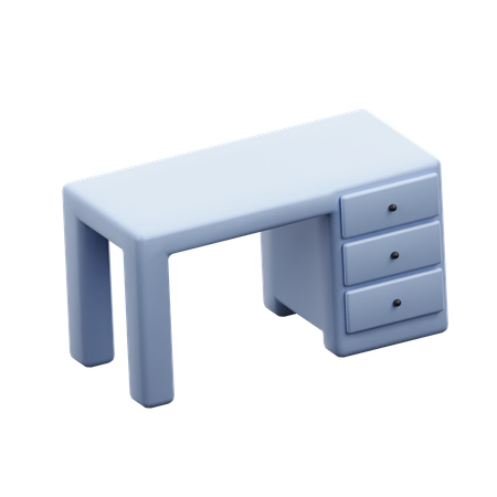 Bureau de travail  3D Icon