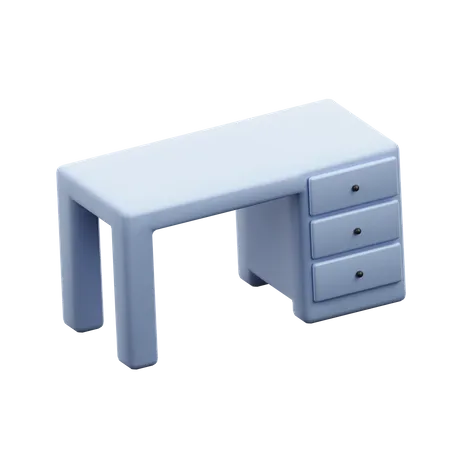 Bureau de travail  3D Icon