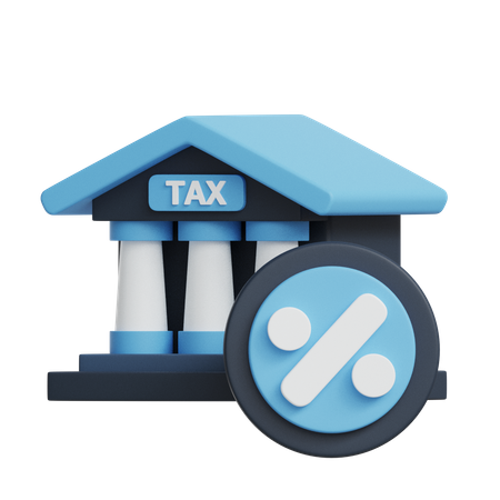 Bureau des impôts  3D Icon