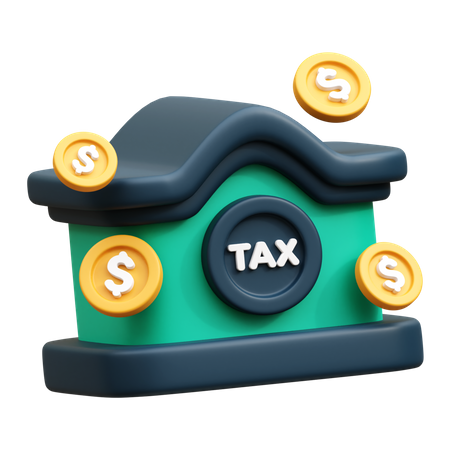 Bureau des impôts  3D Icon