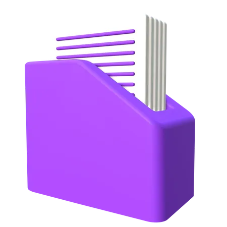 Document de bureau  3D Icon