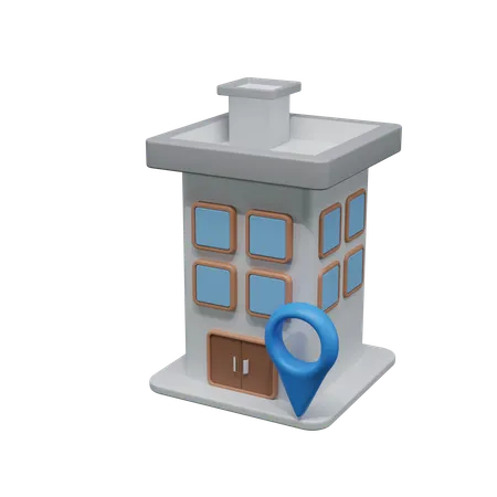 Emplacement du bureau  3D Icon