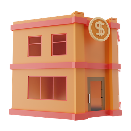 Bureau financier  3D Icon