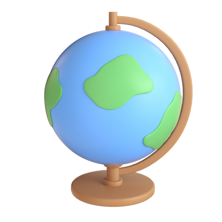 Globe de bureau  3D Icon