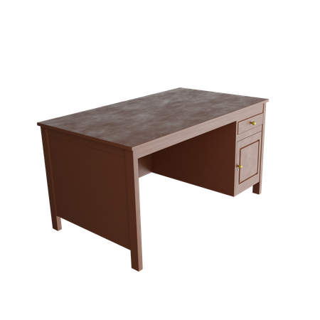 Bureau du professeur  3D Icon