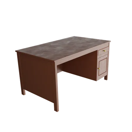 Bureau du professeur  3D Icon