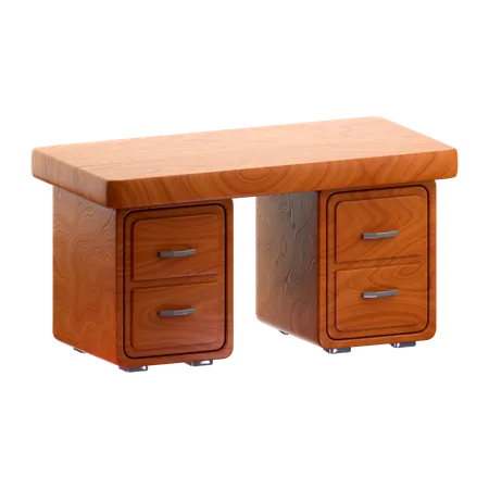 Table de bureau  3D Icon