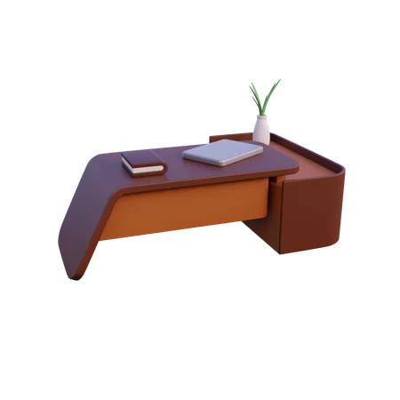 Table de bureau  3D Icon