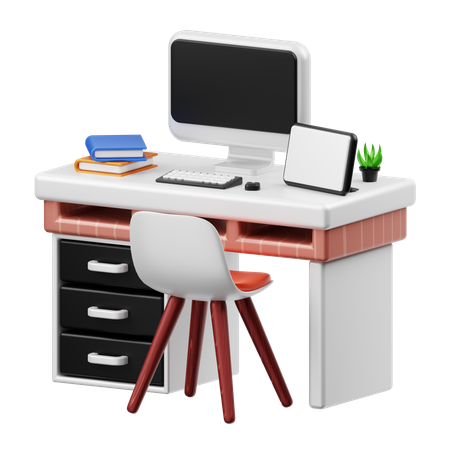 Bureau  3D Icon