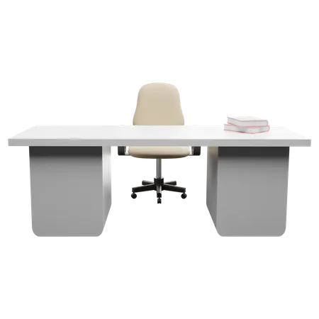 Table de bureau  3D Illustration