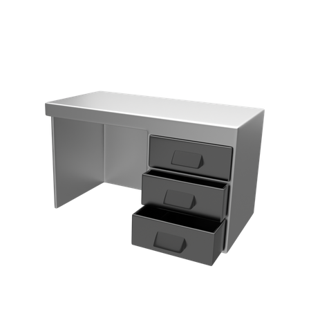 Table de bureau  3D Icon