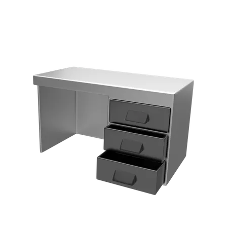 Table de bureau  3D Icon