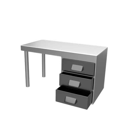 Table de bureau  3D Icon