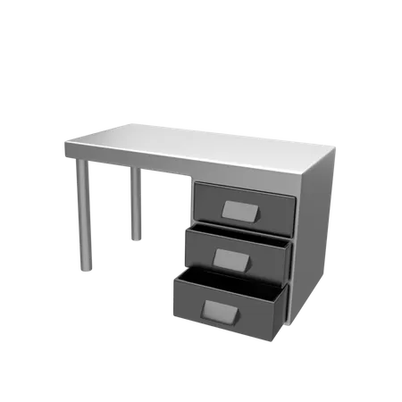 Table de bureau  3D Icon