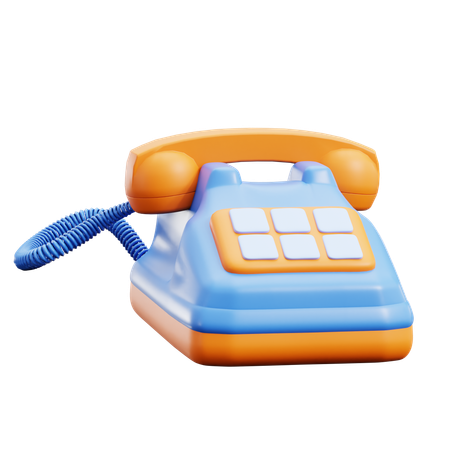 Téléphone de bureau  3D Icon