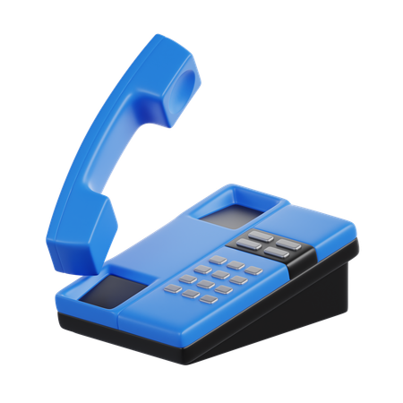 Téléphone de bureau  3D Icon