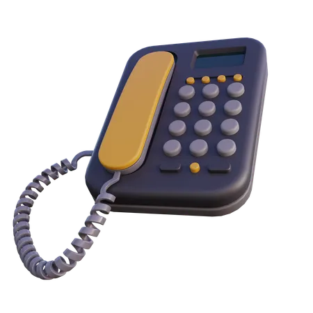 Téléphone de bureau  3D Icon