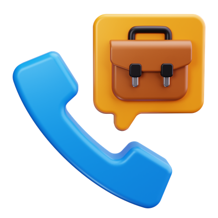 Téléphone de bureau  3D Icon