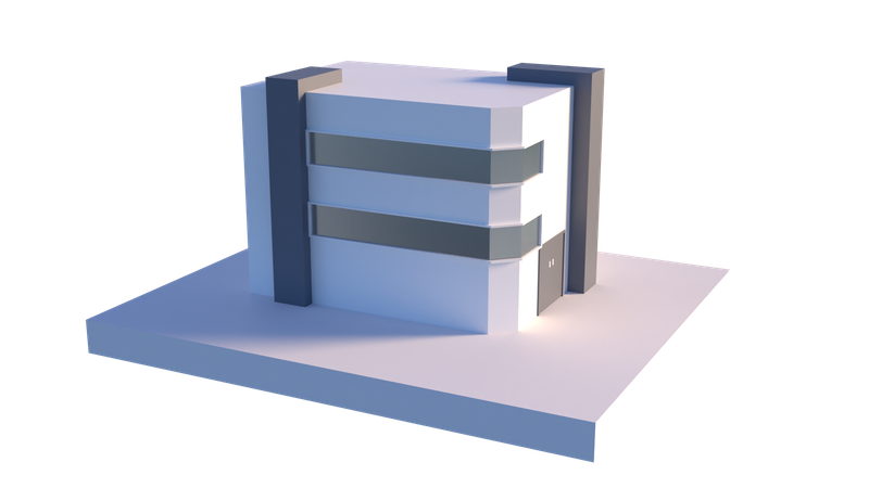 Appartements de bureaux  3D Icon