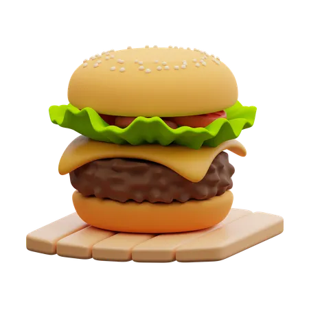 Burger  3D Icon