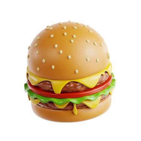 Burger  3D Icon