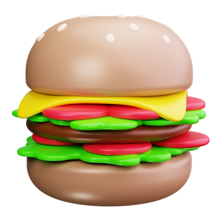 Burger  3D Icon