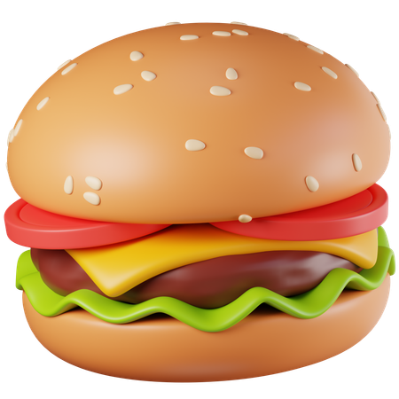 Burger  3D Icon