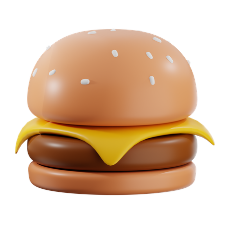 バーガー  3D Icon