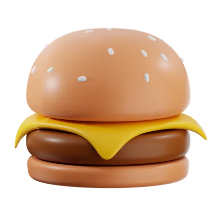 バーガー  3D Icon