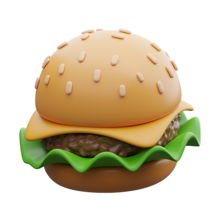 Burger  3D Icon